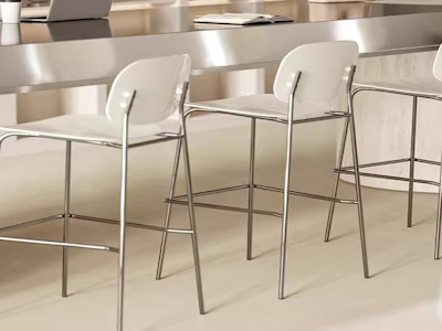 Simple Modern High Counter Height Bar Chairs Plastic Height Bar Chairs Stools For Kitchen Restaurant Table Bar Stools